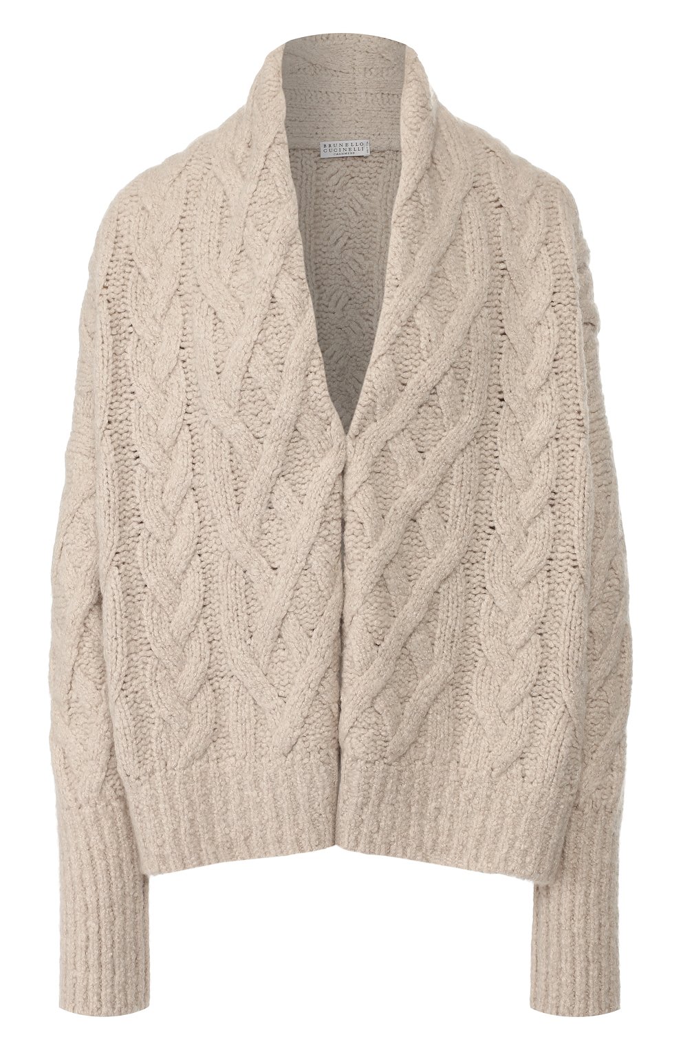 Кашемировый кардиган BRUNELLO CUCINELLI бежевого цвета по цене 426000 руб., арт. M1I391306, фото 1 Кашемировый кардиган BRUNELLO CUCINELLI, арт. M1I391306, фото 1