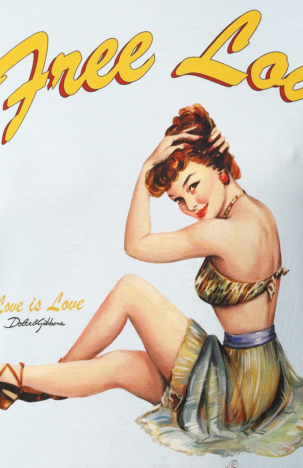 Хлопковая футболка DOLCE & GABBANA, арт. F8L61T/FI7TA, фото 5