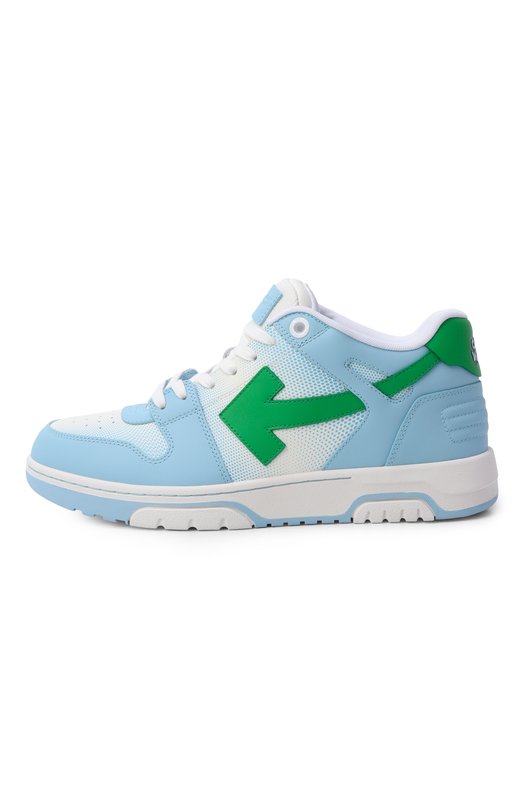 Кожаные кеды Out of Office Off-White 0MIA189S26LEA00A Голубой  0MIA189S26LEA00A Фото 3