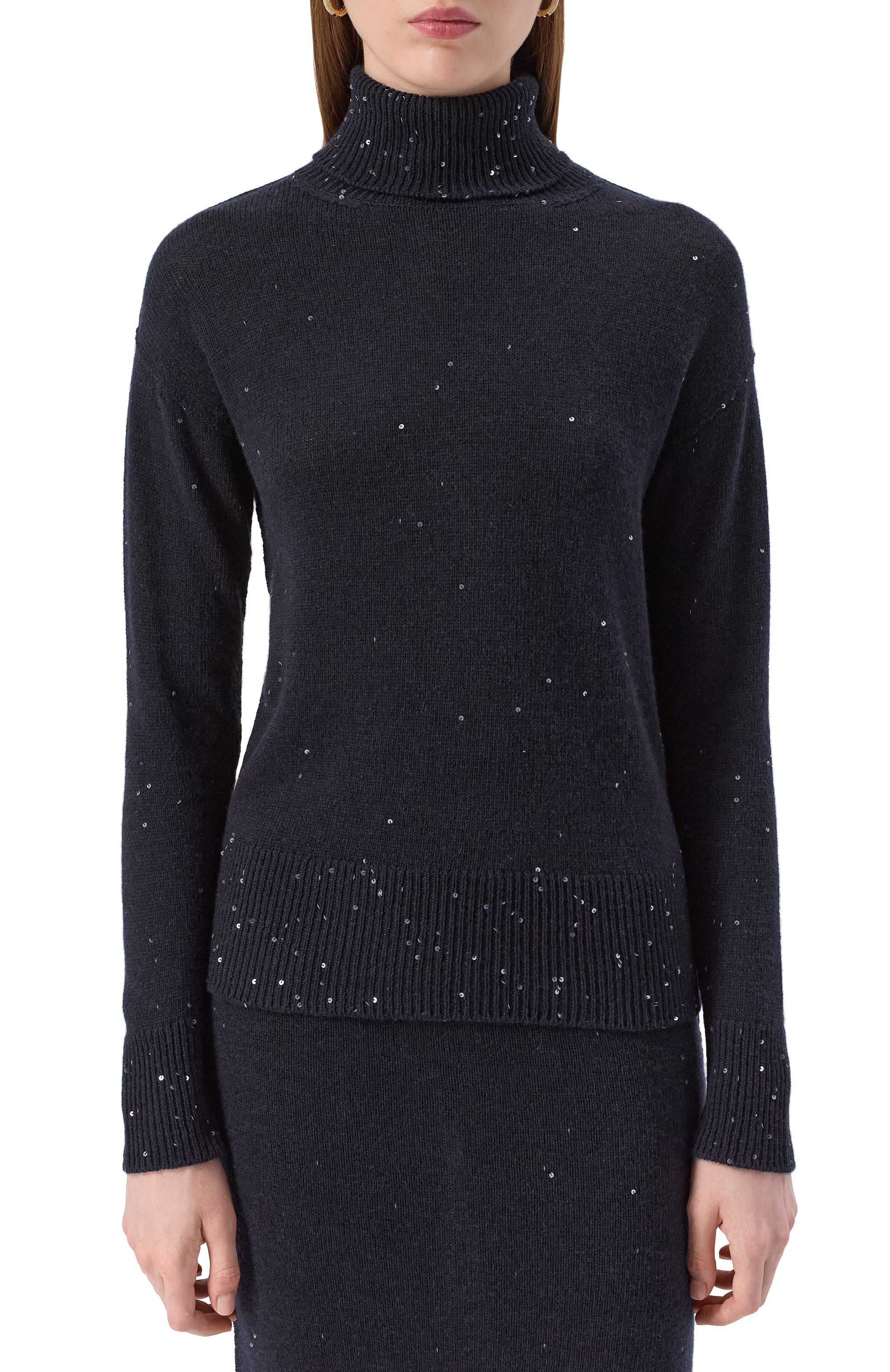 Водолазка из шерсти и кашемира LORENA ANTONIAZZI, арт. DM17A/2989, фото 3