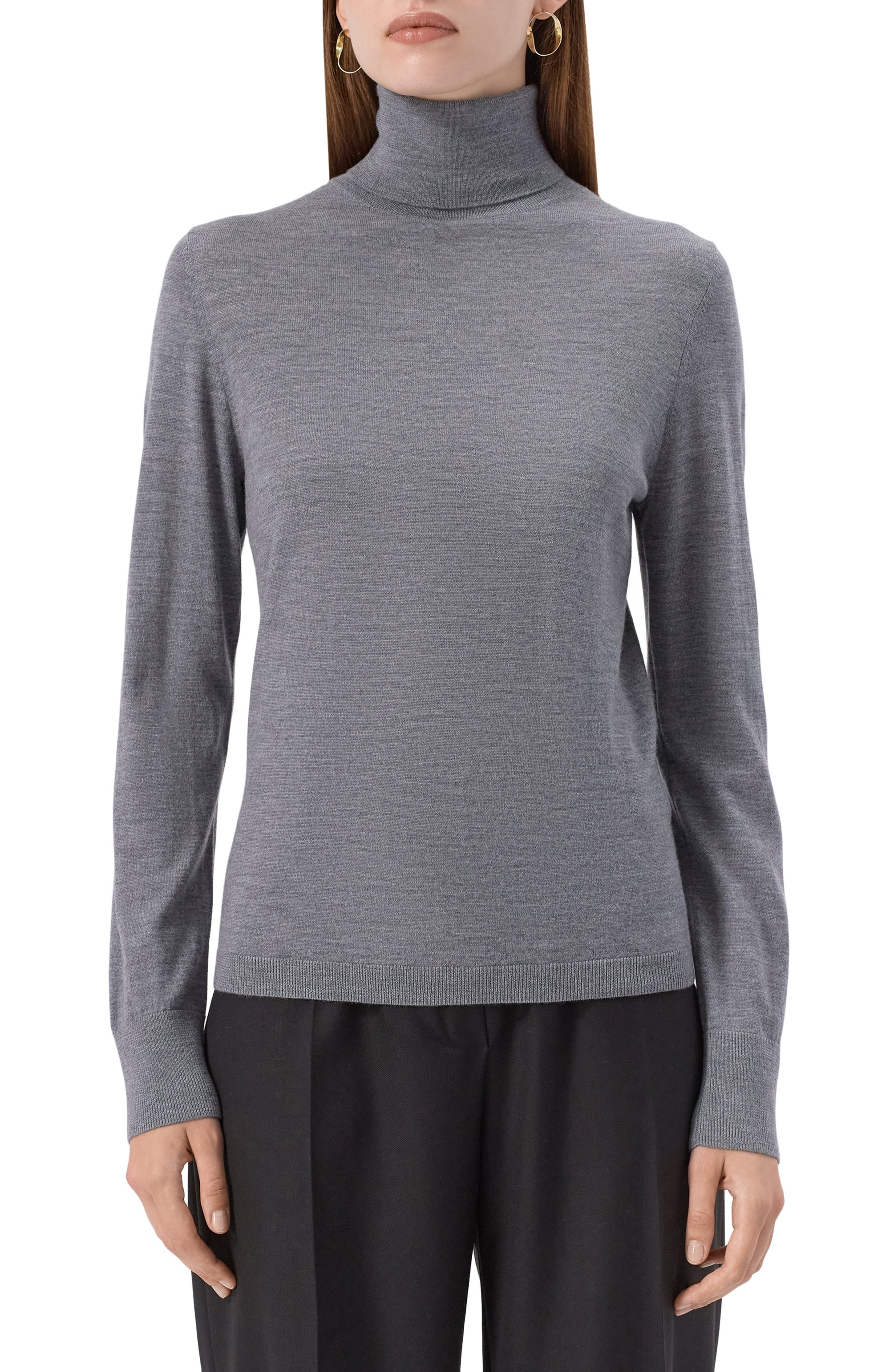 Шерстяная водолазка ALLUDE, арт. 255/64012, фото 3