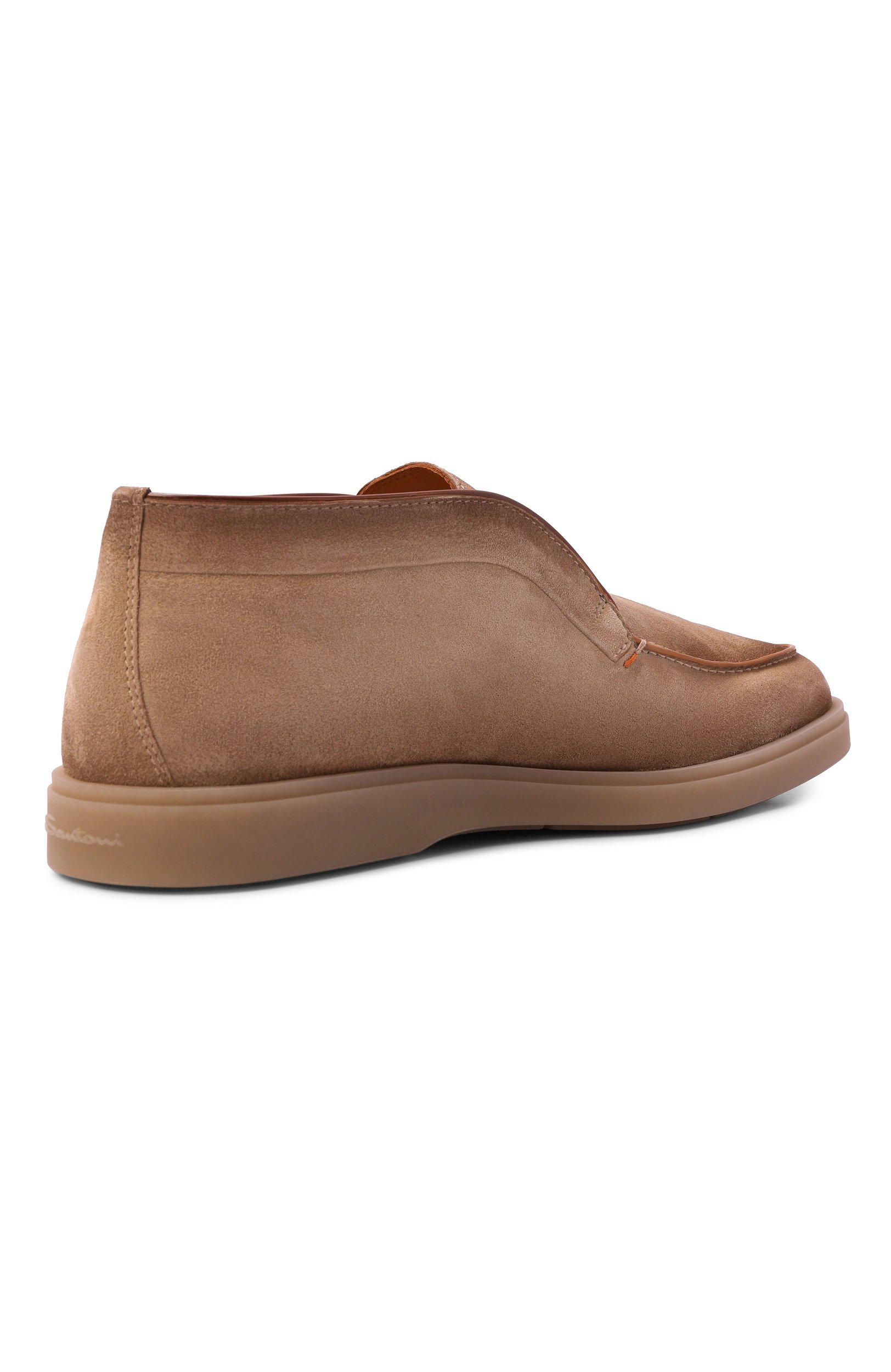 Замшевые ботинки detroit SANTONI бежевого цвета по цене 93150 руб., арт. MGDG17823SASKEAA, фото 4 Замшевые ботинки detroit SANTONI, арт. MGDG17823SASKEAA, фото 4