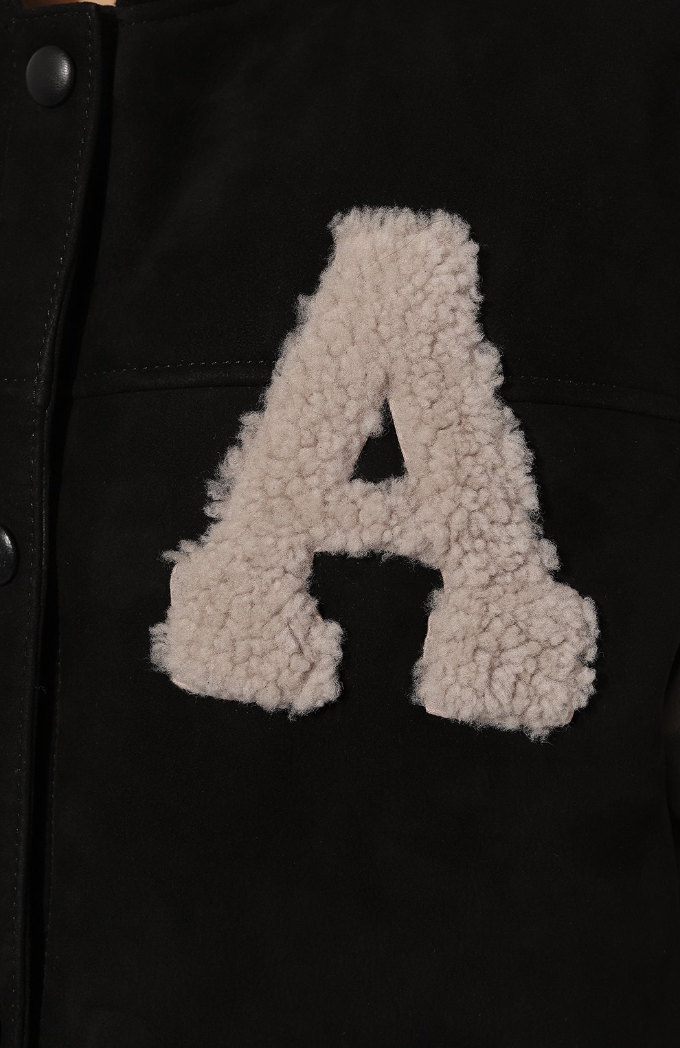 Бомбер ADDICTED, арт. SHEARLING BOMBER.BLACK/ALMOND, фото 5