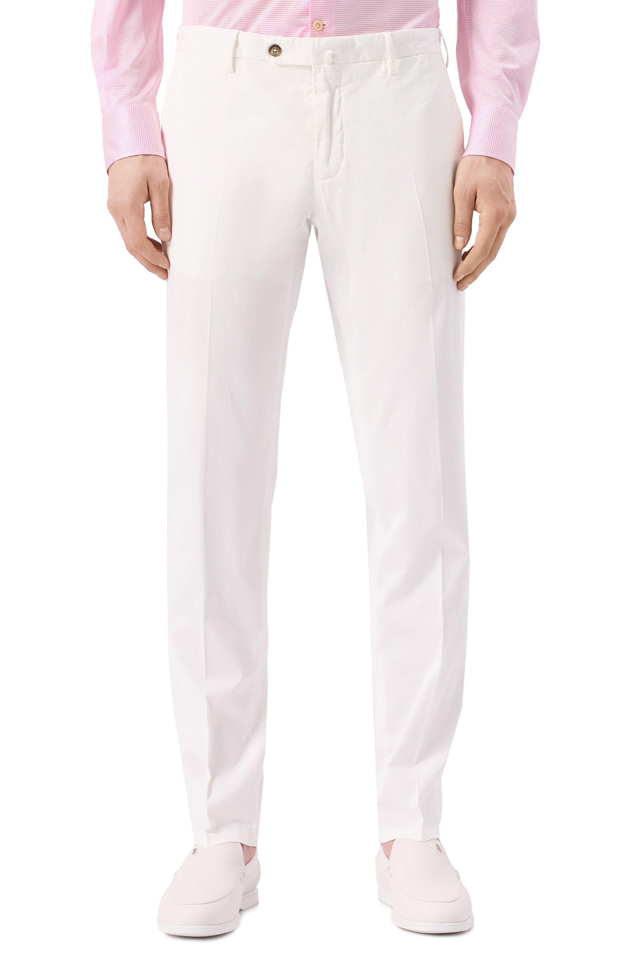 Брюки из хлопка и шелка L.B.M. 1911, арт. 8480/55022, фото 3