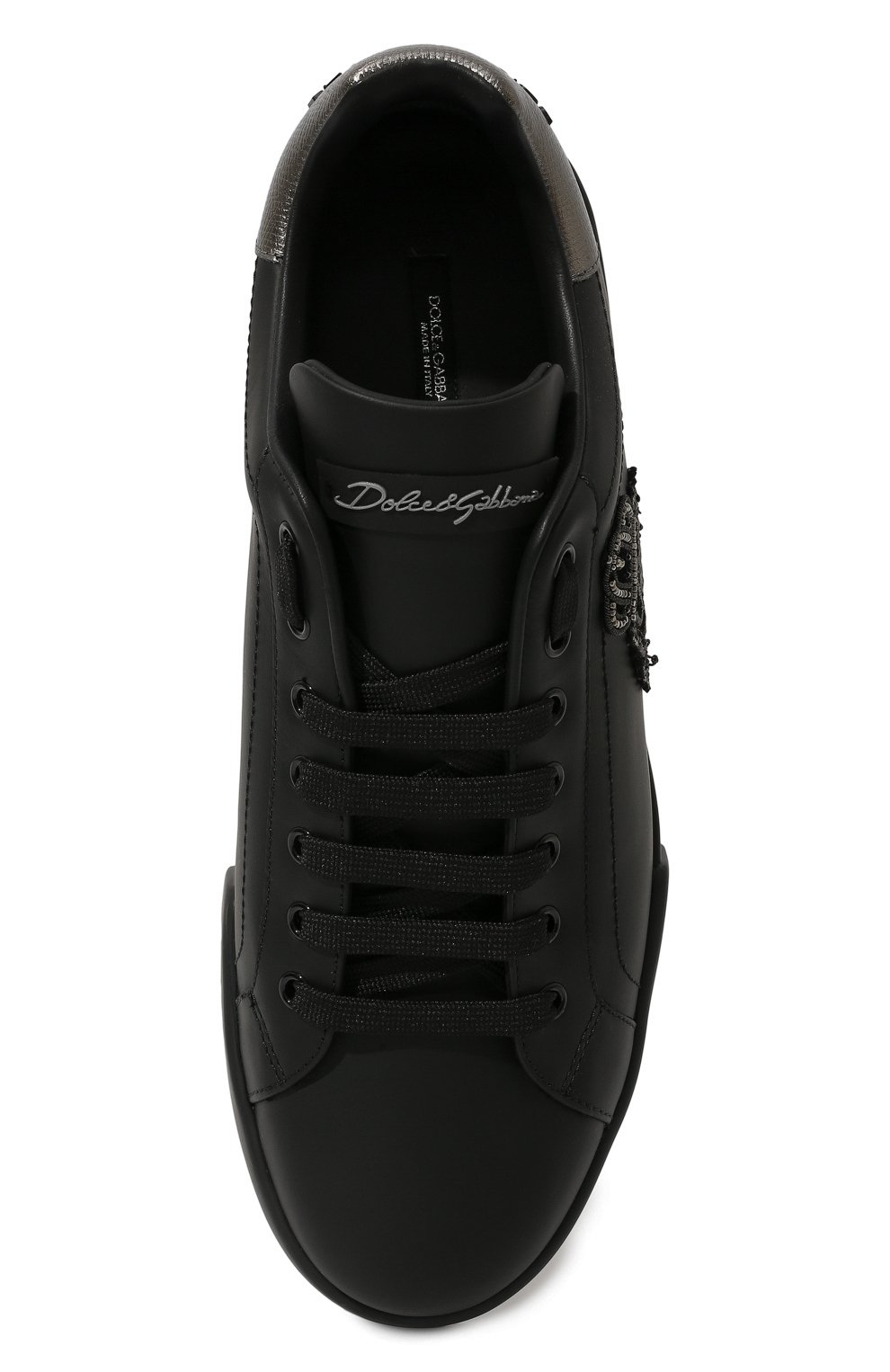 Кожаные кеды portofino DOLCE & GABBANA, арт. CS1761/AH164, фото 6