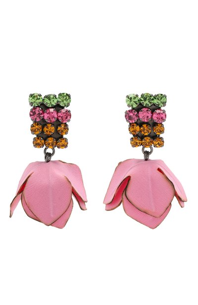 Серьги-клипсы с текстильными подвесками MARNI, арт. 0RMVW09A00/T2000, фото 1