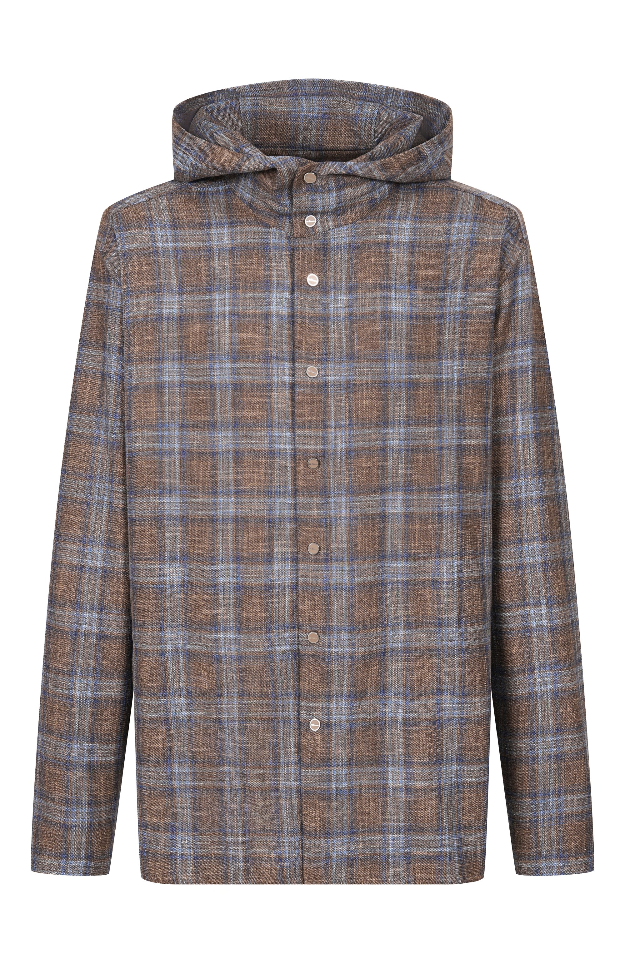 Рубашка из шерсти и шелка KITON, арт. UMCPETEK0628G, фото 1