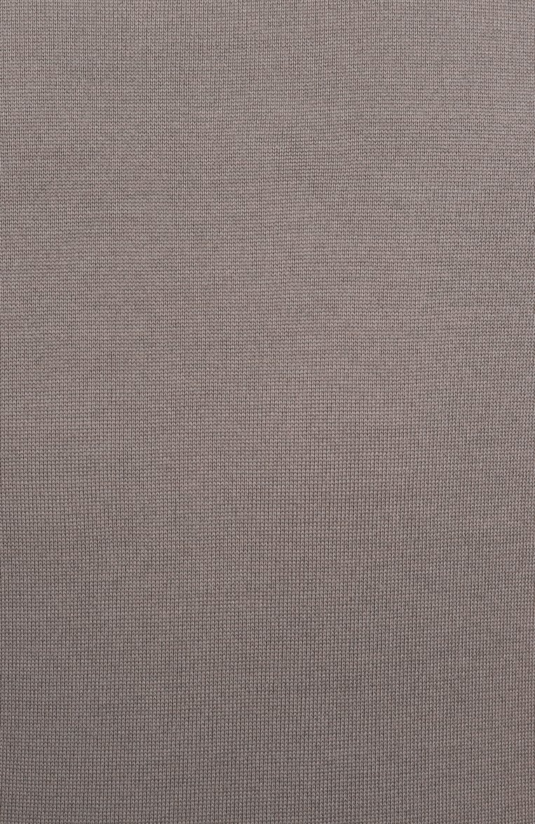 Мужской джемпер из шелка и хлопка GIORGIO ARMANI серого цвета, арт. 3HSM38/SM63Z | Фото 6 (Длина (для топов): Стандартные; Материал внешний: Шелк, Хлопок; Рукава: Короткие; Принт: Без принта; Мужское Кросс-КТ: Джемперы; Вырез: Круглый; Стили: Кэжуэл; Автоматизация состава: Проставлено; Автоматизация ТО: Проставлено; Детали: Без декора)