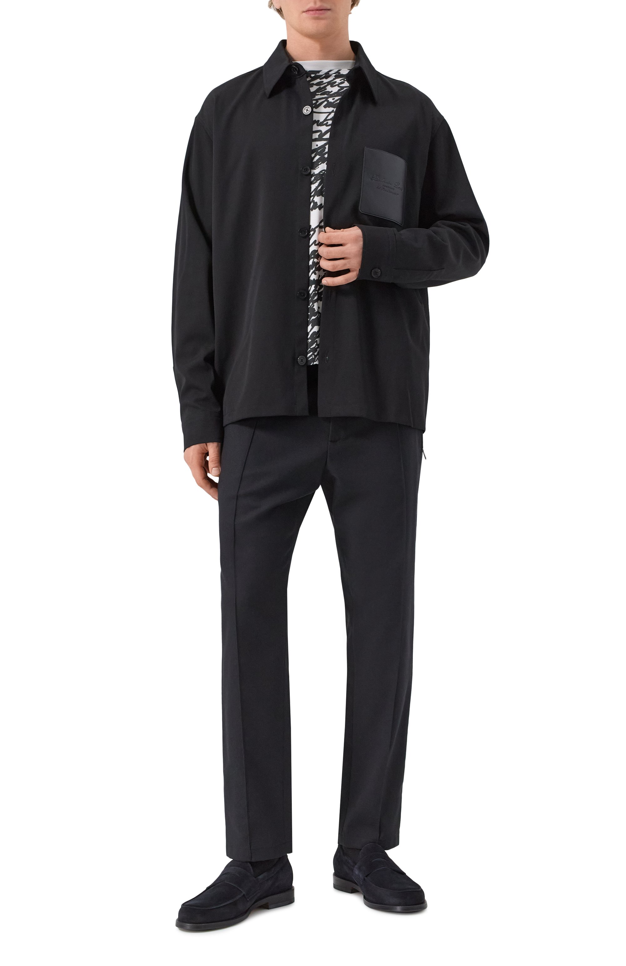 Брюки из шерсти и хлопка DOLCE & GABBANA, арт. GYACET/GI585, фото 2