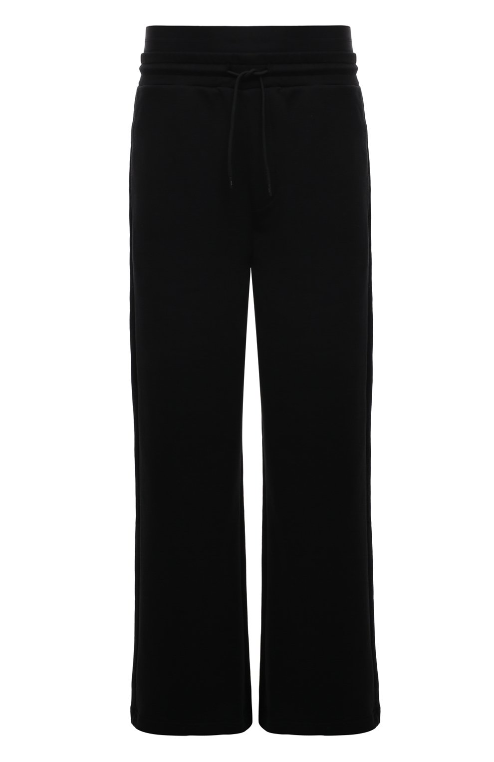 Хлопковые брюки MSGM черного цвета по цене 19200 руб., арт. 3640MP81/247000, фото 1 Хлопковые брюки MSGM, арт. 3640MP81/247000, фото 1