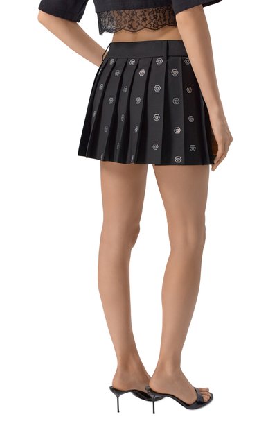 Плиссированная юбка PHILIPP PLEIN, арт. SAFC WRV0665 PTE022N, фото 4