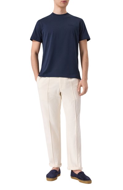 Футболка из шелка и хлопка COLOMBO, арт. TS00404/M0146-J0, фото 2