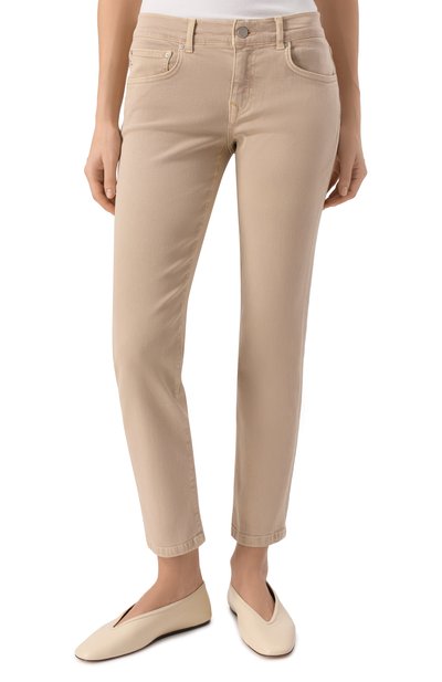 Джинсы ex-boyfriend AG ADRIANO GOLDSCHMIED бежевого цвета по цене 29900 руб., арт. W0007-059, фото 3 Джинсы ex-boyfriend AG ADRIANO GOLDSCHMIED, арт. W0007-059, фото 3