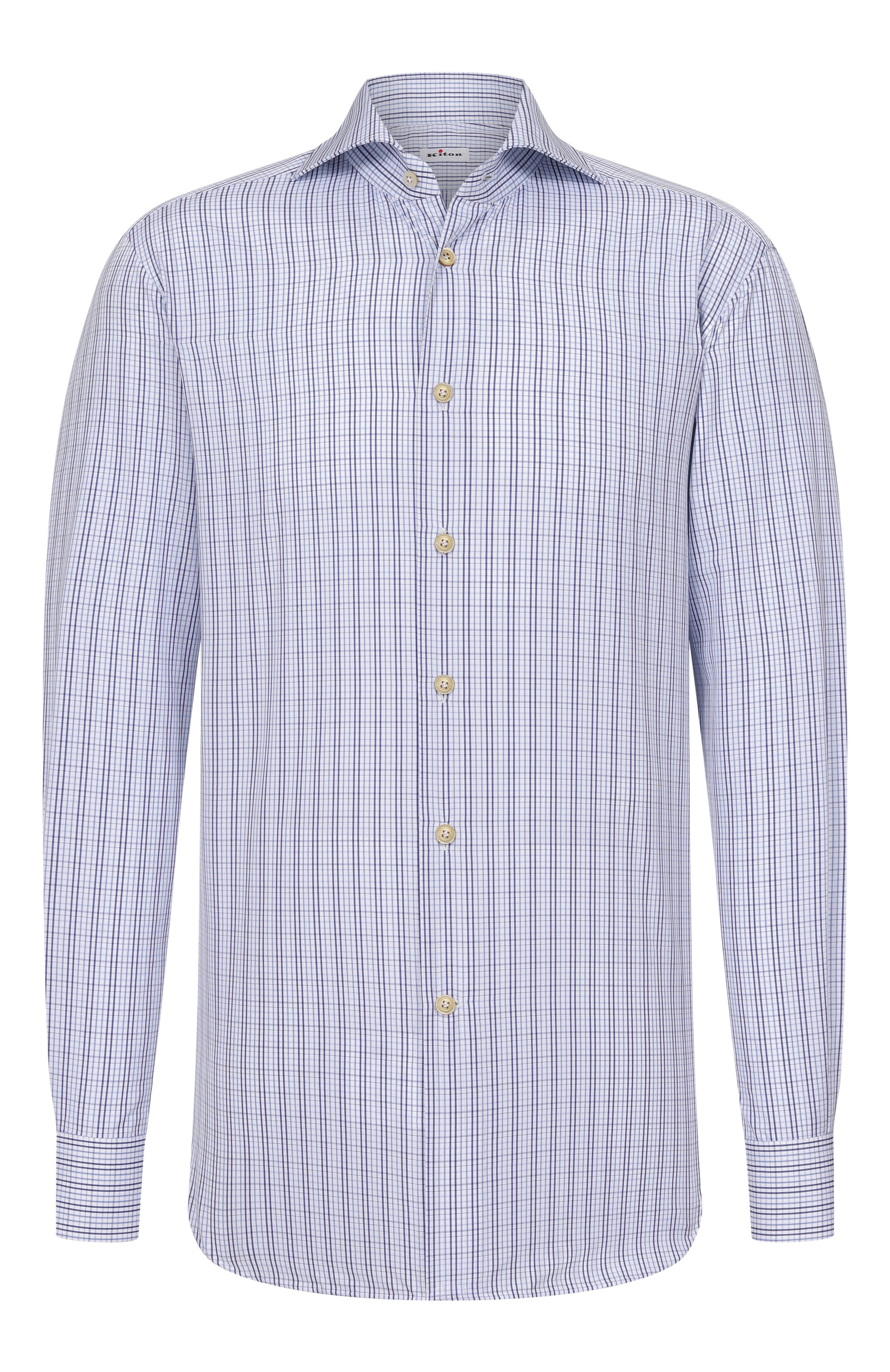 Хлопковая рубашка KITON, арт. UCCH0948219, фото 1