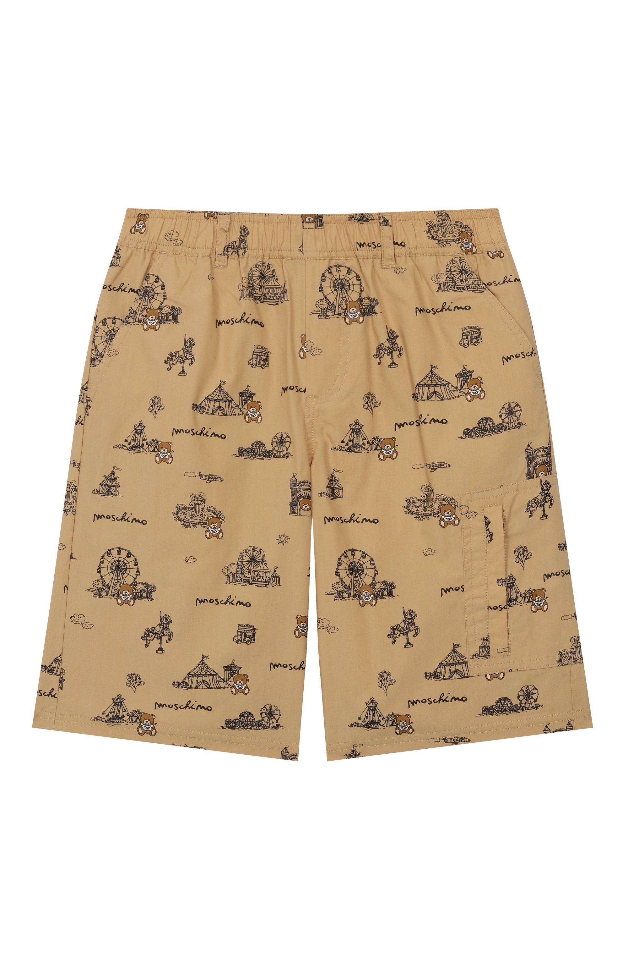 Хлопковые шорты MOSCHINO, арт. HUQ024/LLB47/10-14, фото 1