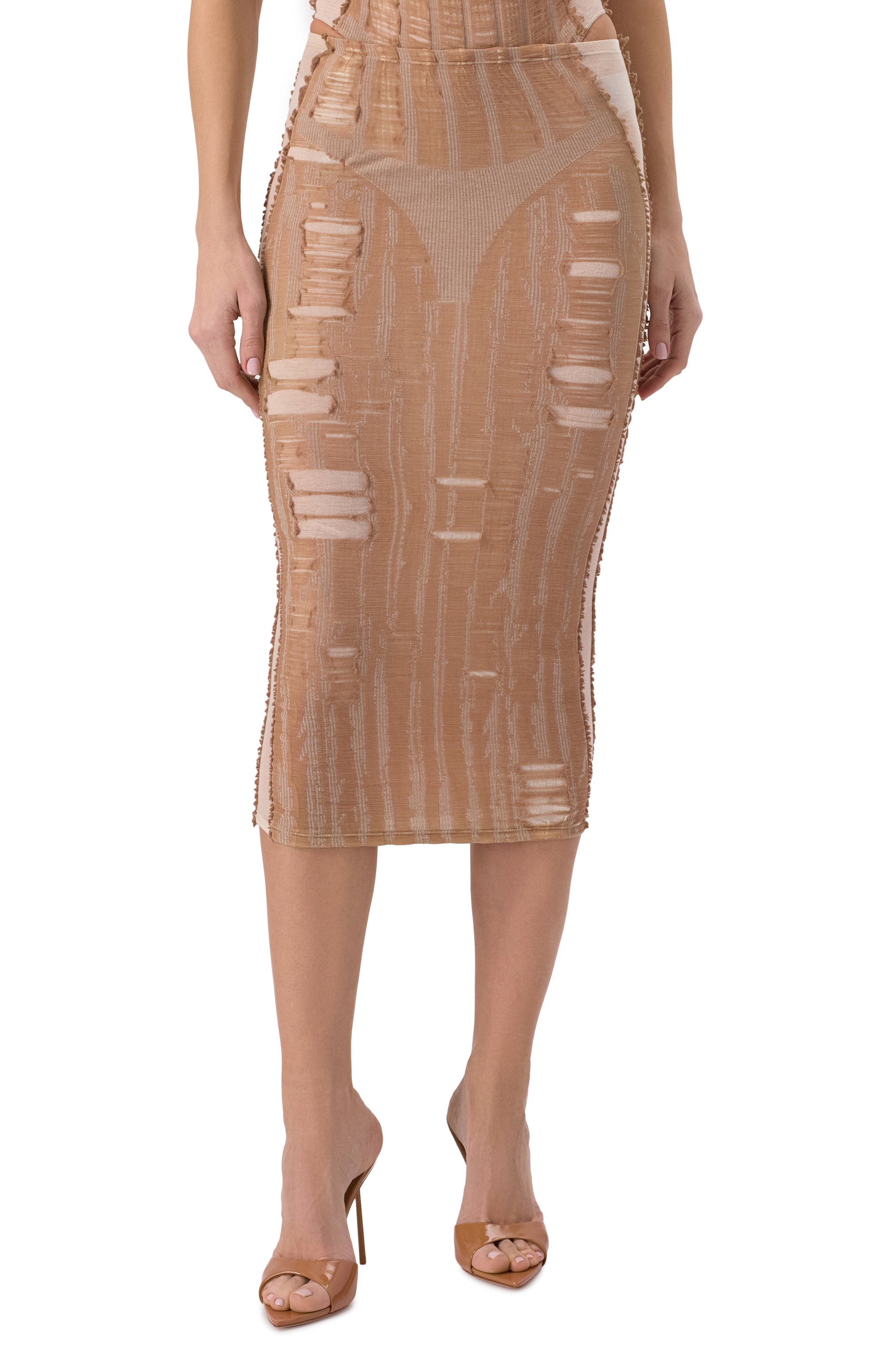 Хлопковая юбка DIESEL, арт. A19220/0BJBI, фото 3