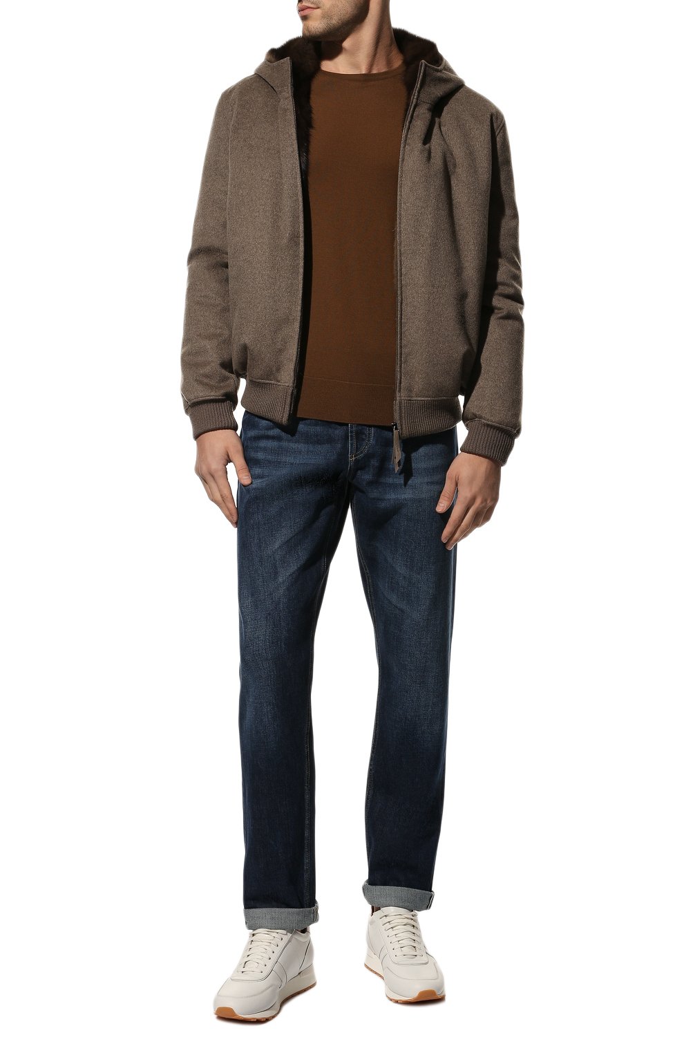 Бомбер с подкладкой из соболя и ласки ANDREA CAMPAGNA, арт. 10400H9FN6951, фото 2