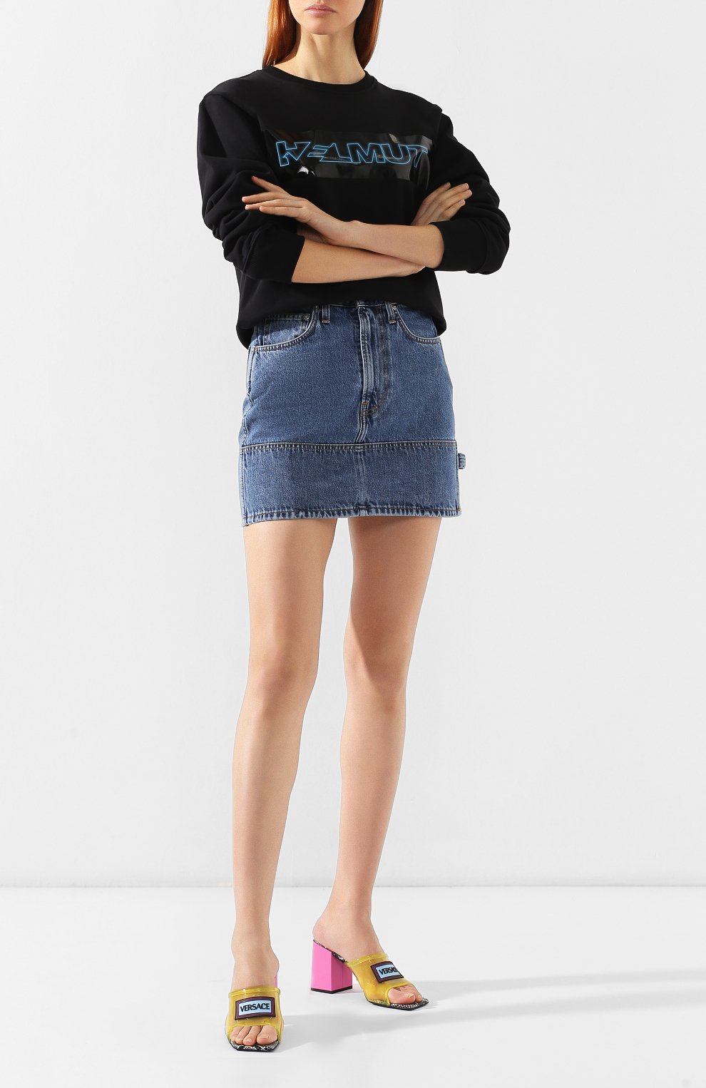 Джинсовая юбка HELMUT LANG, арт. J01DW208, фото 2