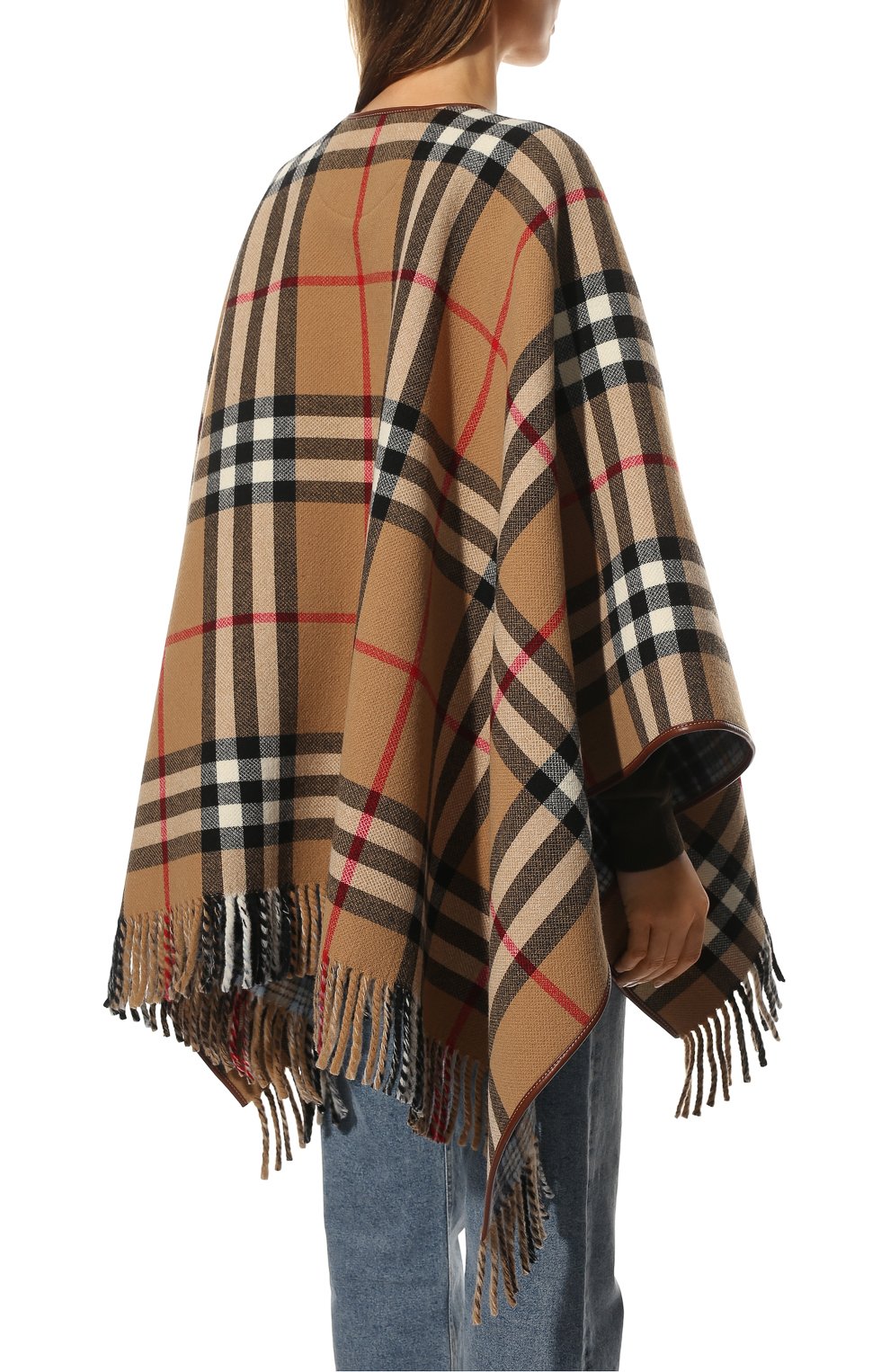 Шерстяная накидка cape BURBERRY, арт. 8050482, фото 4