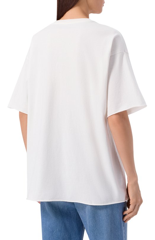 Хлопковая футболка Zadig and Voltaire JWTS02903 Белый  JWTS02903 Фото 4