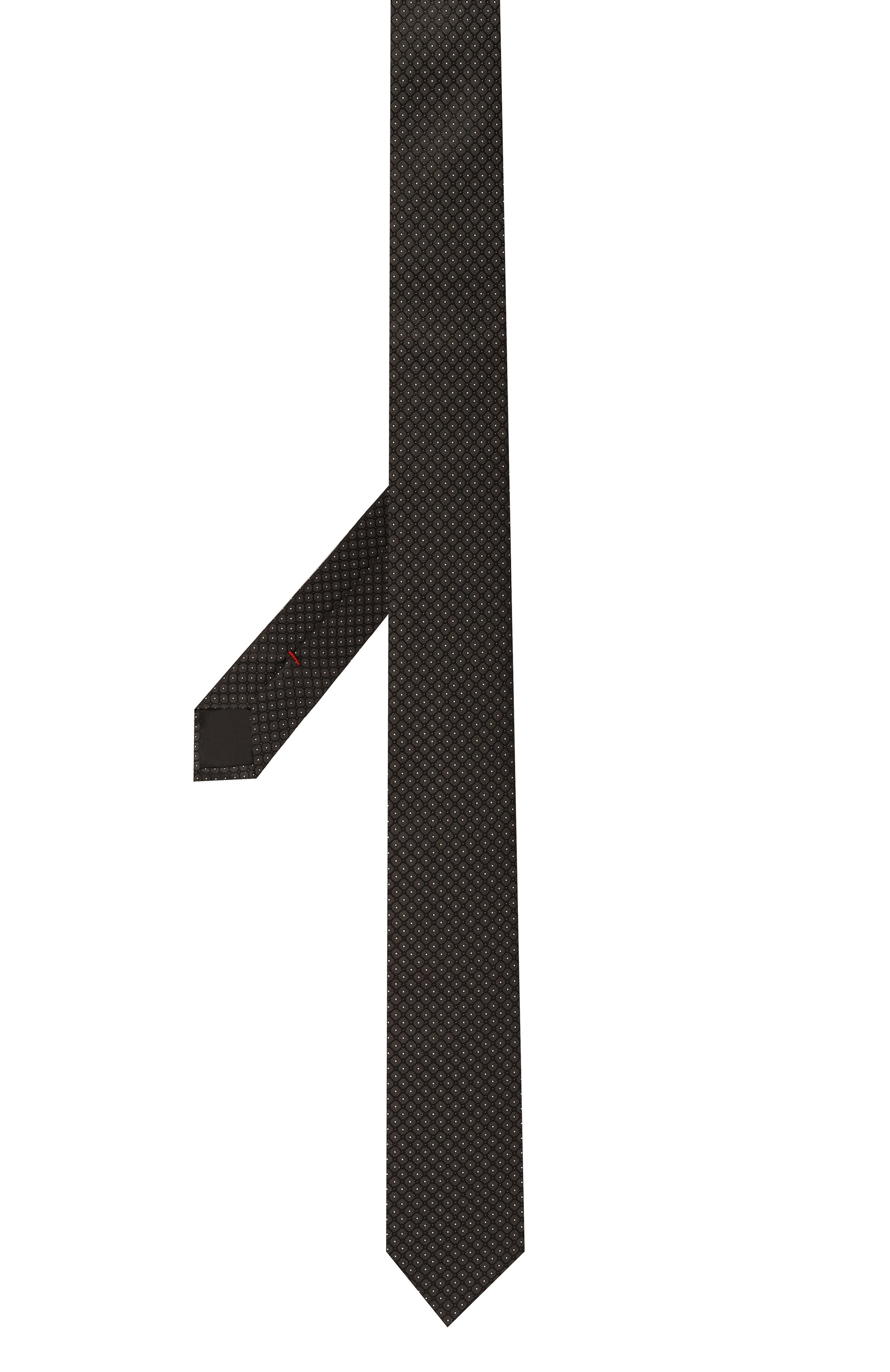 Шелковый галстук HUGO черного цвета по цене 8995 руб., арт. 50535335, фото 3 Шелковый галстук HUGO, арт. 50535335, фото 3