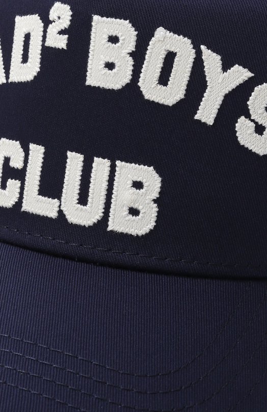 Хлопковая бейсболка Dsquared2 BCM0975/05C00001 Синий  BCM0975/05C00001 Фото 3