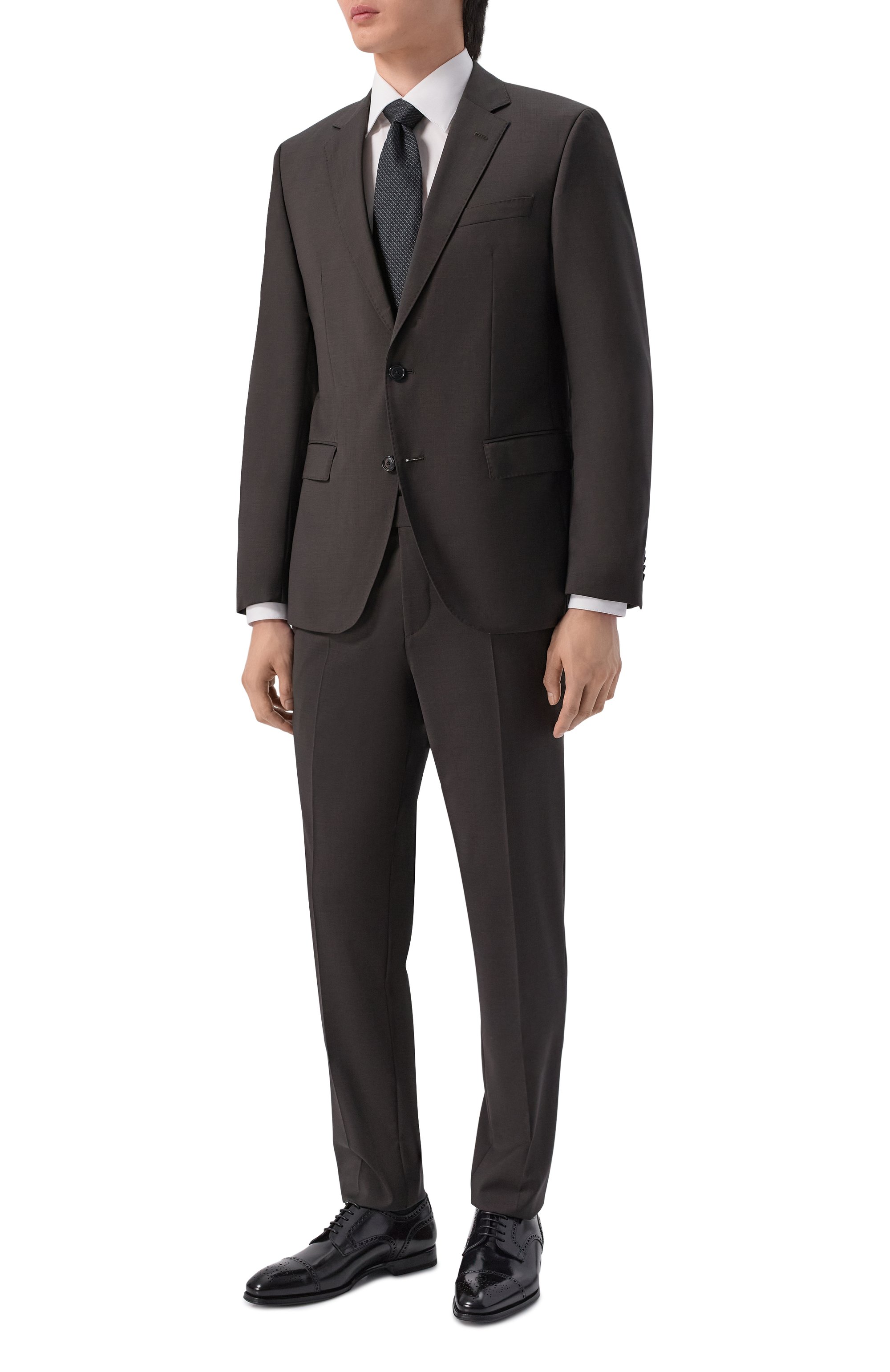 Кожаные дерби FRANCESCHETTI черного цвета по цене 86500 руб., арт. 5689005/FRENCH DEC0, фото 2 Кожаные дерби FRANCESCHETTI, арт. 5689005/FRENCH DEC0, фото 2