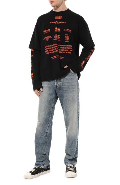 Хлопковый лонгслив VTMNTS, арт. VL18LS100B, фото 2