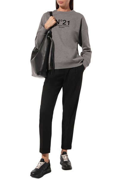 Хлопковый свитшот N21, арт. N2M/E031/6327, фото 2