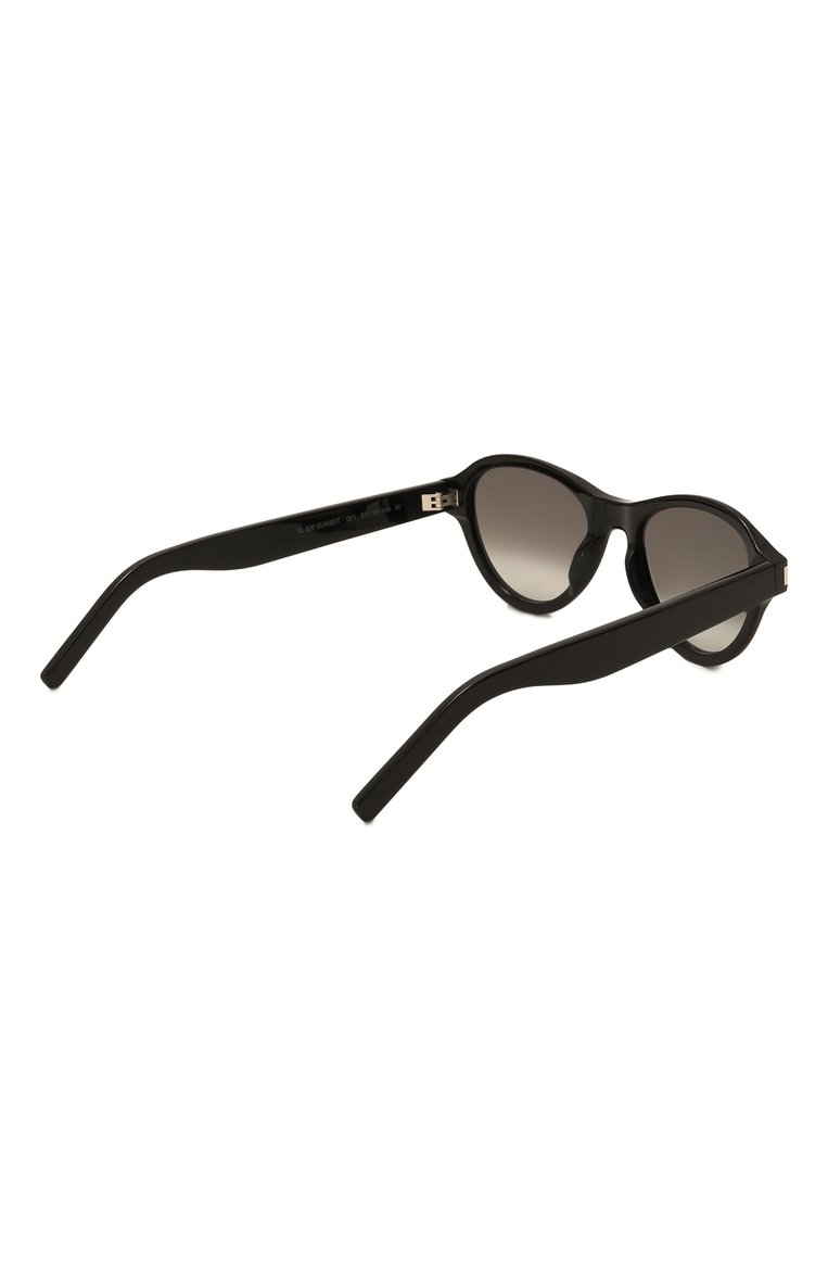 Женские солнцезащитные очки SAINT LAURENT черного цвета, арт. SL 520 SUNSET | Фото 4 (Тип очков: С/з; Материал: Пластик; Нос: Не проставлено; Региональные ограничения белый список (Axapta Mercury): Не проставлено; Оптика Гендер: оптика-женское; Очки форма: D-форма)