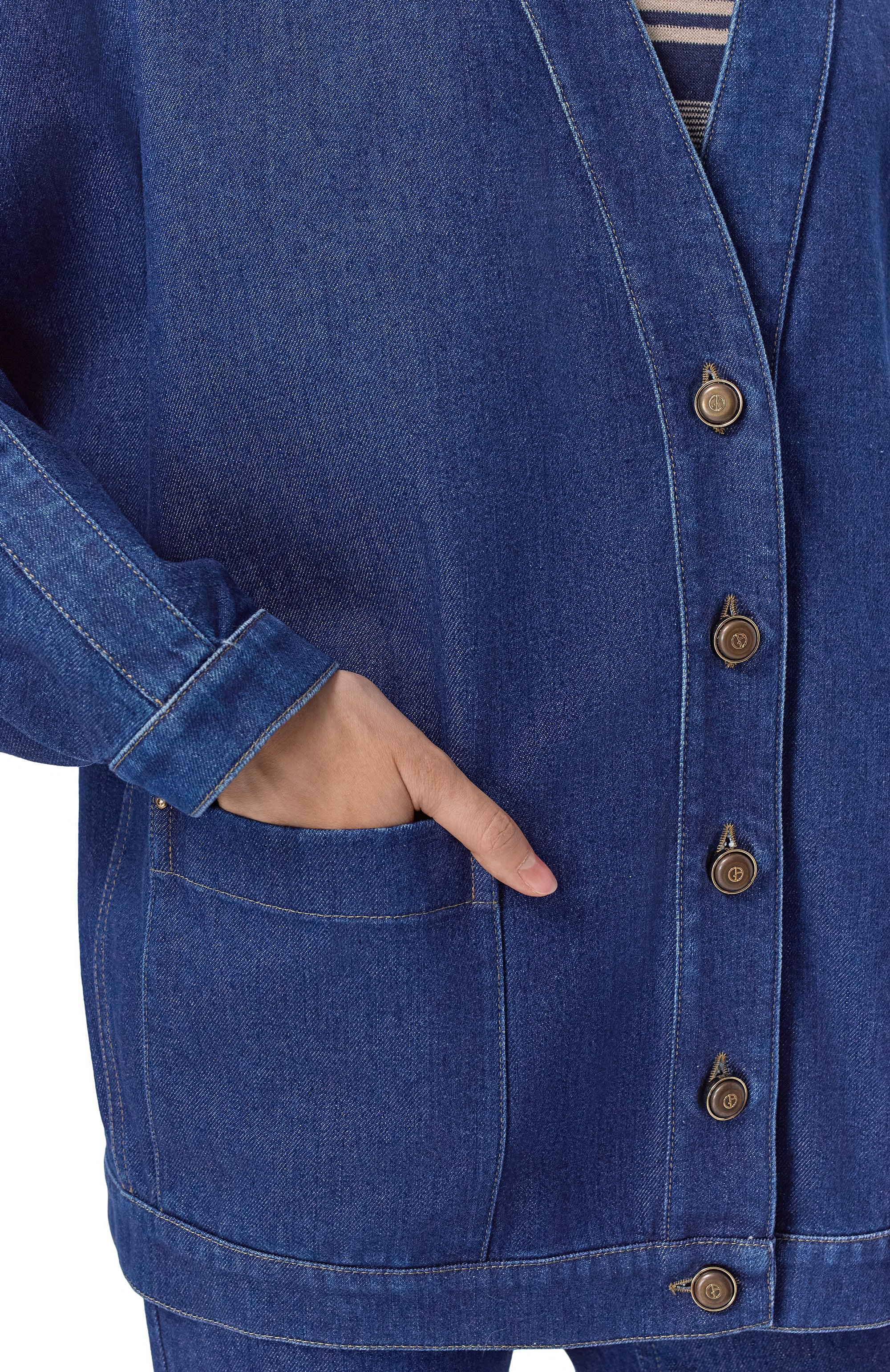 Джинсовый жакет GIORGIO ARMANI, арт. GW002597/AF25753, фото 5