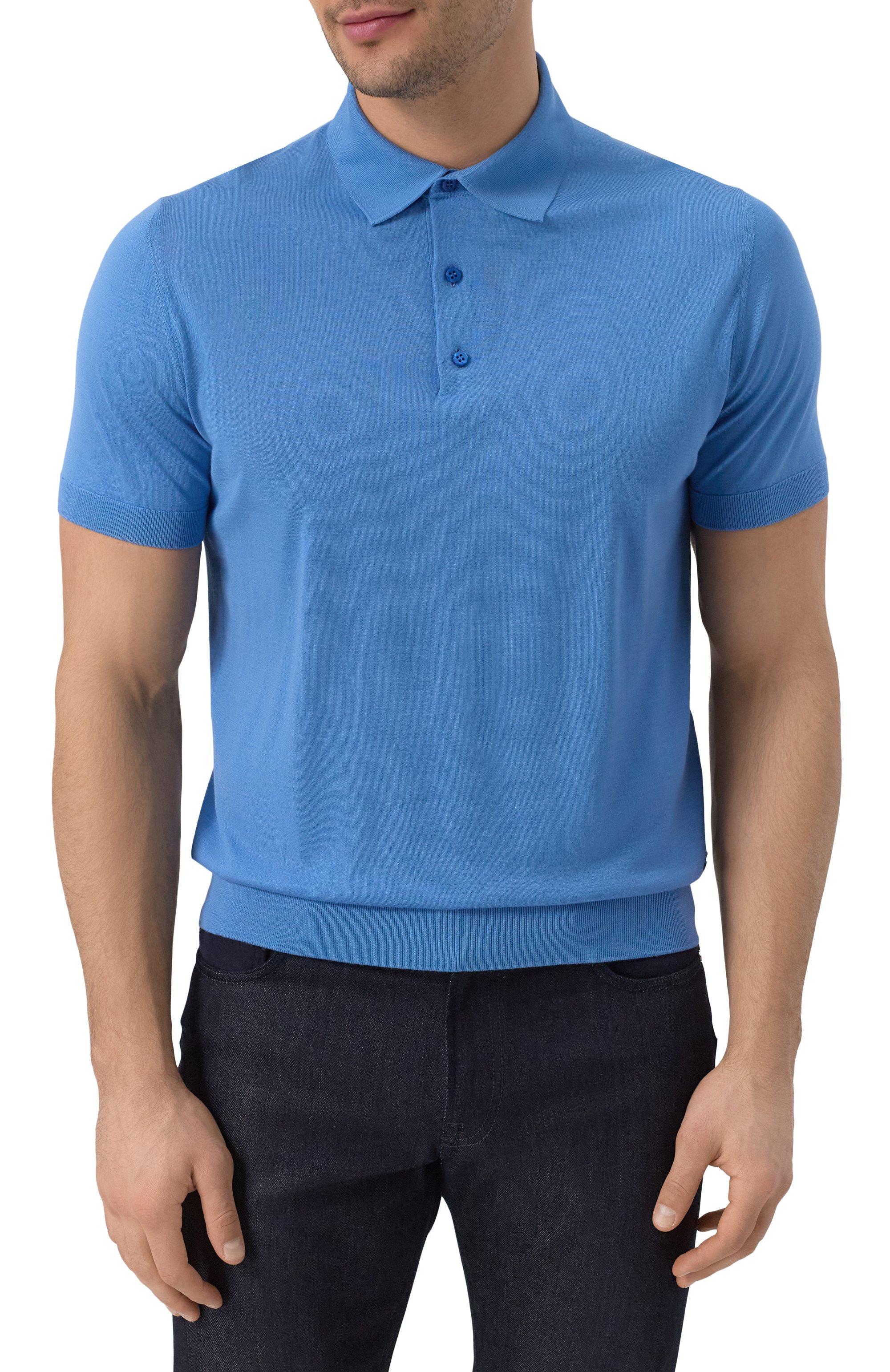 Поло из шерсти и кашемира STEFANO RICCI, ар�т. W505506P13/W25150, фото 3