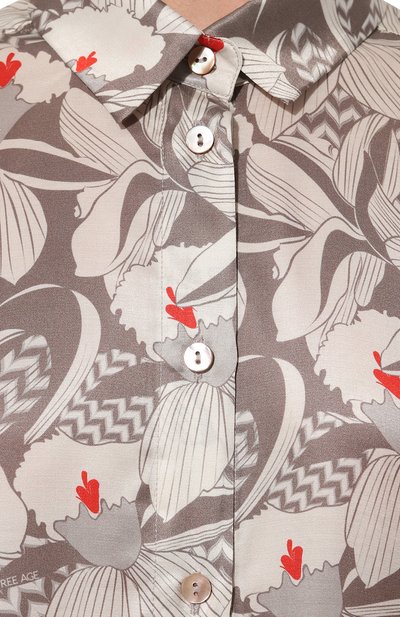 Рубашка из хлопка и шелка FREEAGE, арт. WW25.BL011.6001.130, фото 5