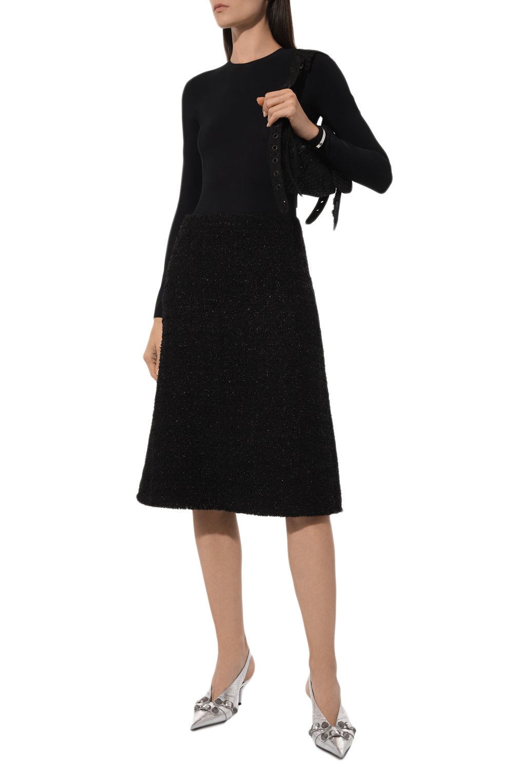 Твидовая юбка BALENCIAGA, арт. 751372/T0P07, фото 2