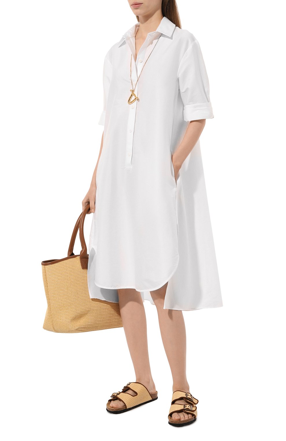Хлопковое платье WEEKEND MAX MARA, арт. UNCINO 23322105., фото 2