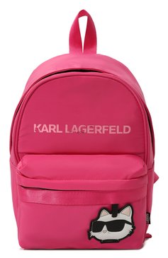 Детская рюкзак KARL LAGERFELD KIDS фуксия цвета, арт. Z30170 | Фото 1 (Материал: Текстиль; Материал сплава: Проставлено; Нос: Не проставлено)