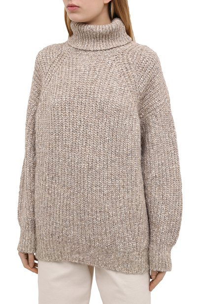 Свитер ISABEL MARANT ETOILE бежевого цвета по цене 45150 руб., арт. PU1349-20A011E/T0NYA, фото 3 Свитер ISABEL MARANT ETOILE, арт. PU1349-20A011E/T0NYA, фото 3