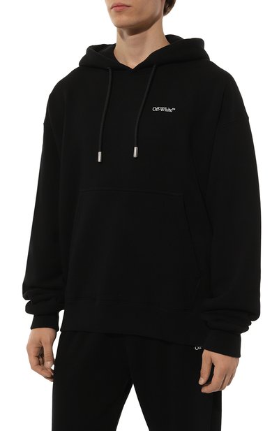 Хлопковое худи OFF-WHITE, арт. 0MBB085F24FLE009, фото 3