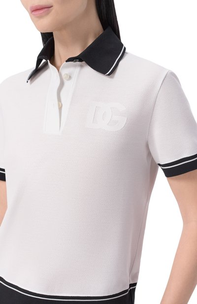 Хлопковое поло DOLCE & GABBANA, арт. F8V33Z/GDDMH, фото 5