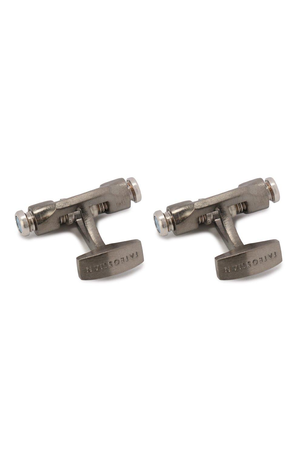 Серебряные запонки double bolt TATEOSSIAN, арт. CL8007, фото 2