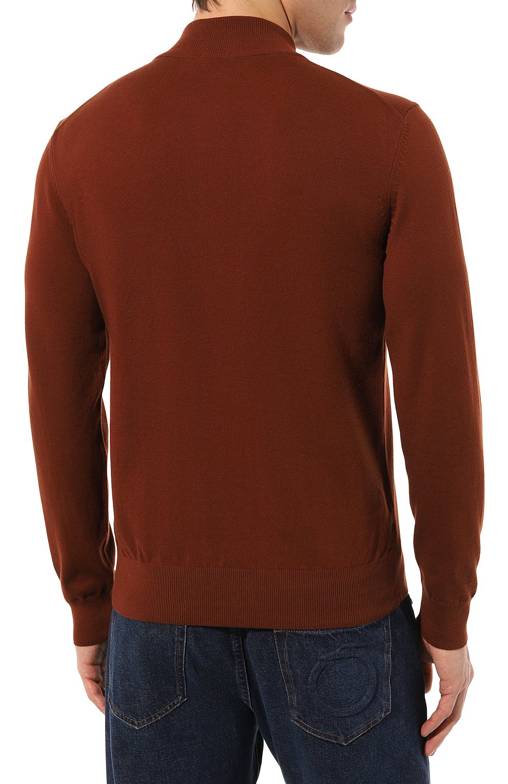 Хлопковый джемпер BOSS, арт. 50482631, фото 4