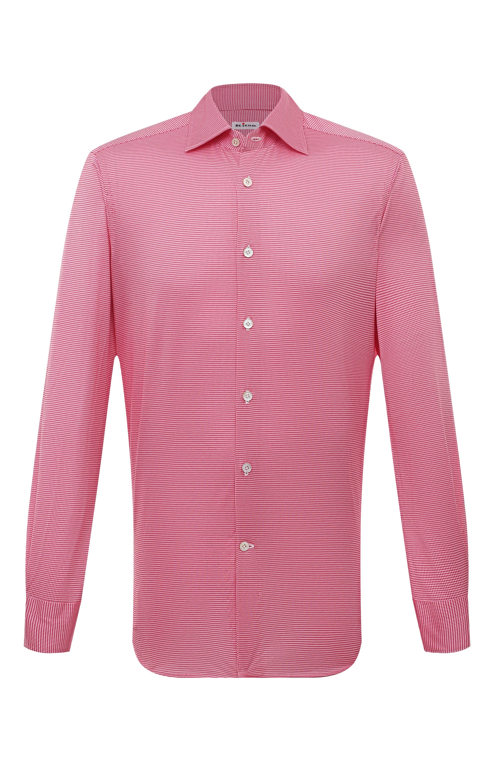 Хлопковая рубашка KITON, арт. UCIH06380, фото 1