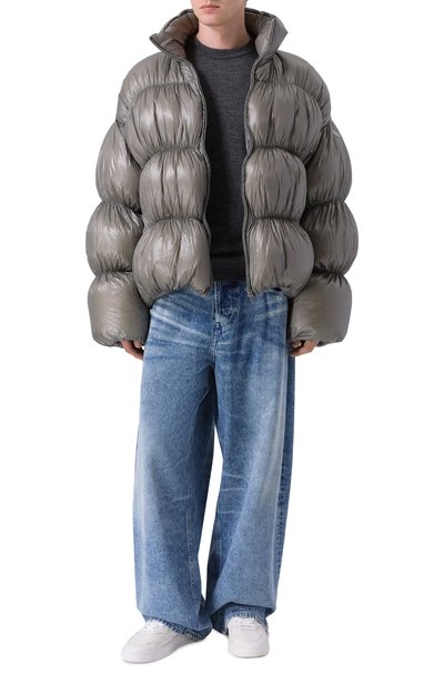 Пуховик DIESEL серого цвета по цене 79800 руб., арт. A18491/0DEBT, фото 2 Пуховик DIESEL, арт. A18491/0DEBT, фото 2
