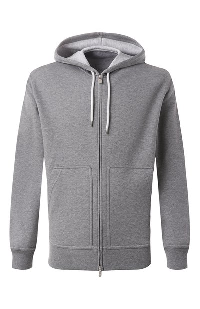 Мужской толстовка из хлопка и кашемира BRUNELLO CUCINELLI, арт. MM8319069G