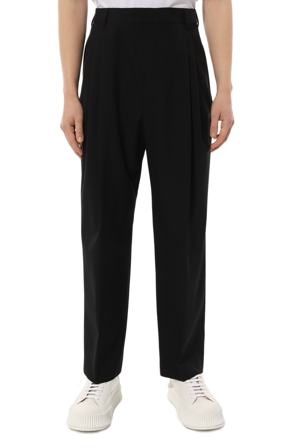 Шерстяные брюки DRIES VAN NOTEN, арт. 232-020926-7062, фото 3