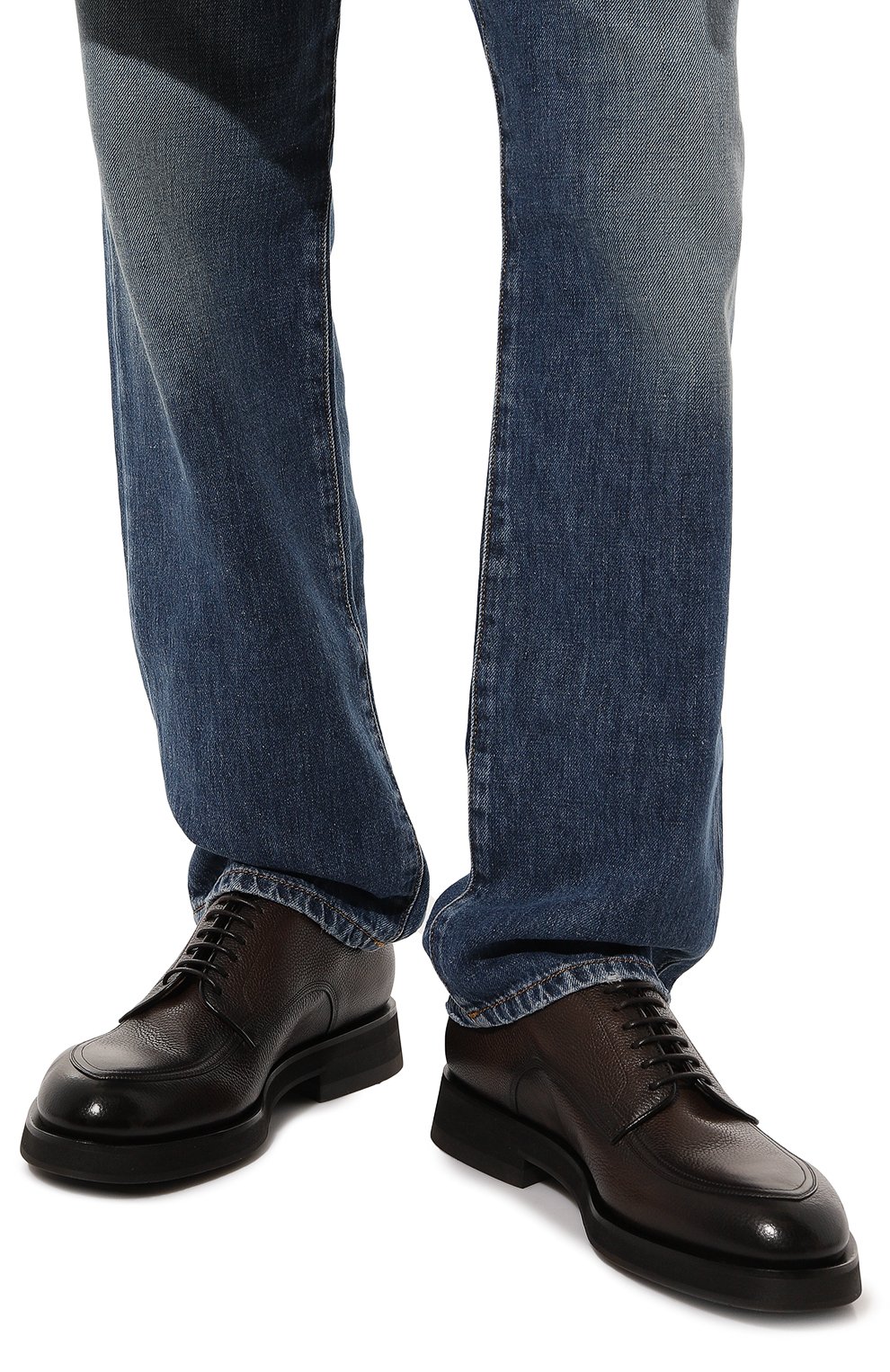 Кожаные дерби SANTONI, арт. MCCG18535JW2BSDS, фото 3