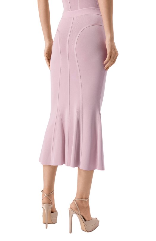 Юбка из вискозы Nina Ricci 25PMJU001/ML0569 Розовый  25PMJU001/ML0569 Фото 4