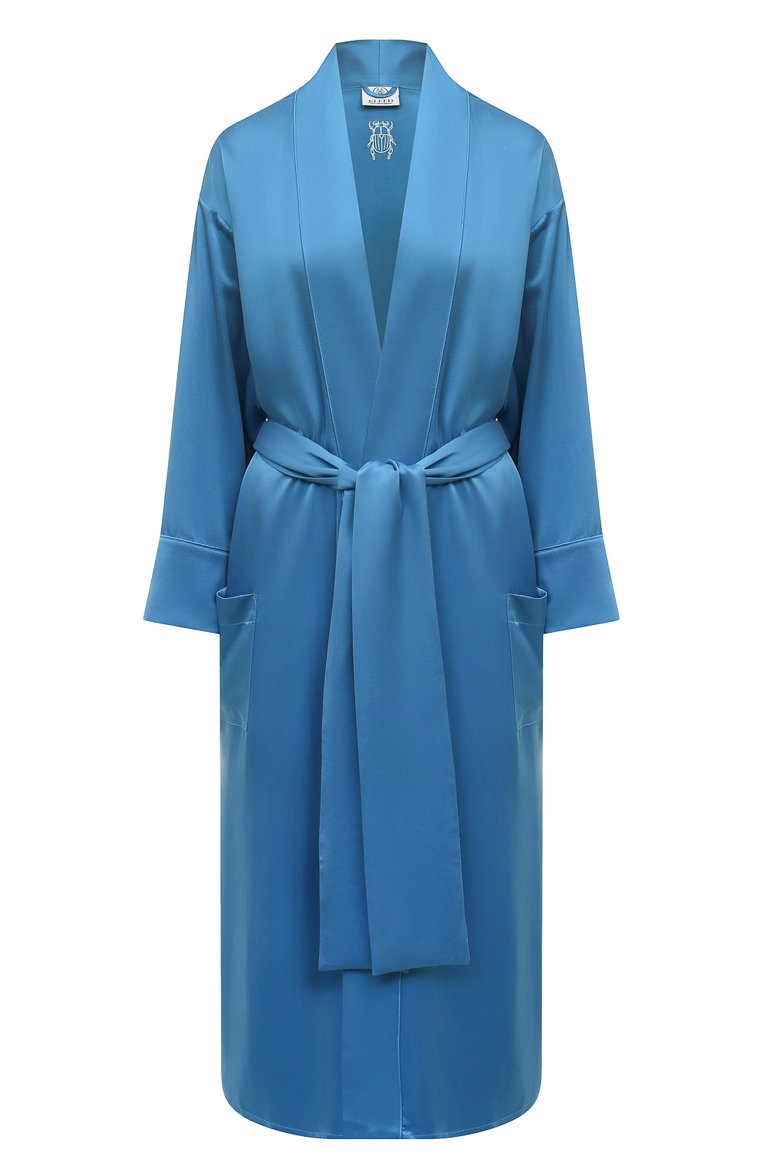 Халат из вискозы KLEED LOUNGEWEAR, арт. AW24R0BJN/BLUE, фото 1