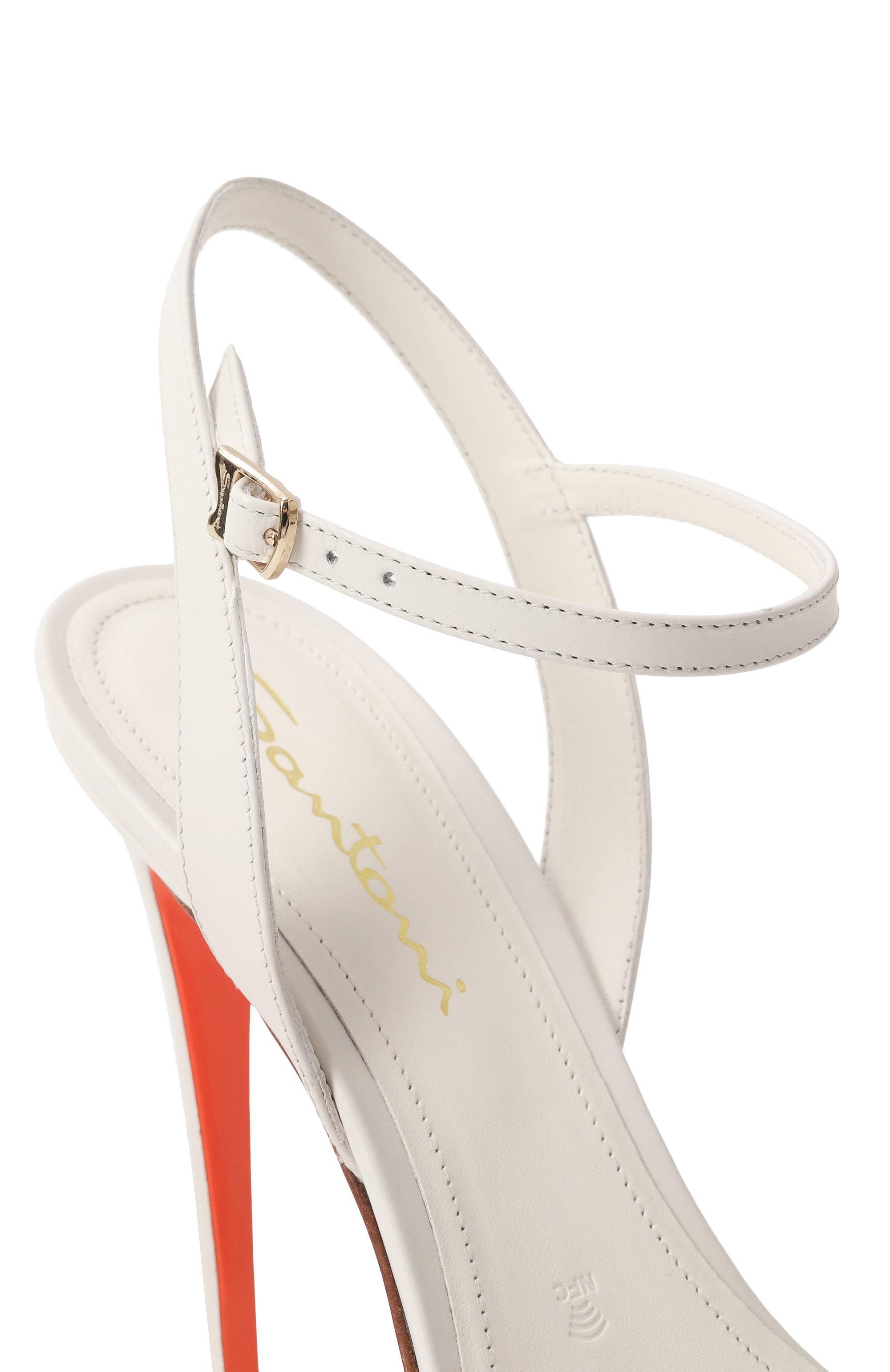 Кожаные босоножки SANTONI, арт. WHLG71501HA2TYLC, фото 7