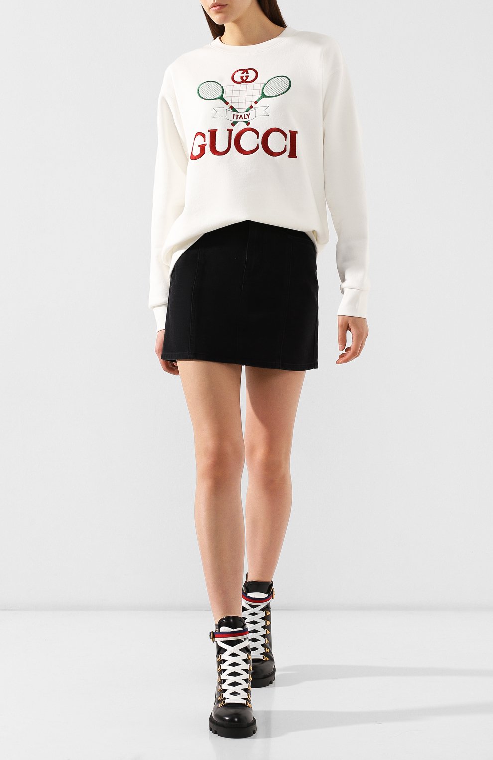 Хлопковый свитшот GUCCI, арт. 469250/XJBIY, фото 2